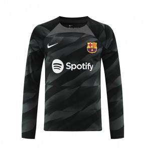 Maillot de foot Barcelona Gardien de but Extérieur 2023-24 Manche Longue